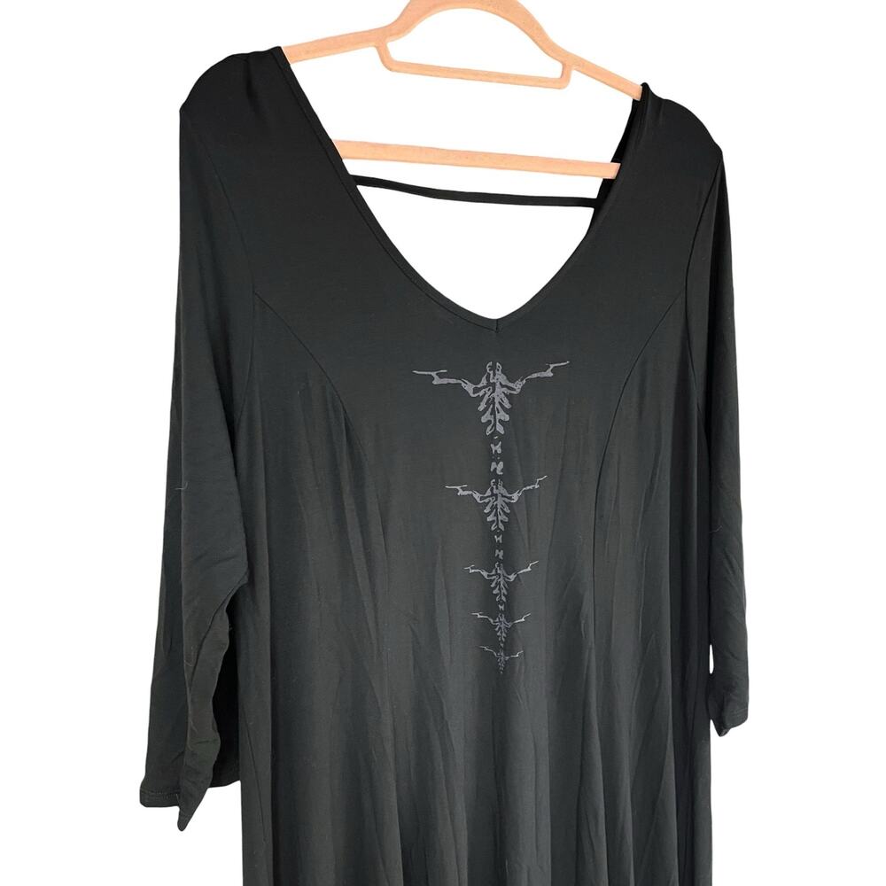 TORRID x DISNEY Her Universe NWT Maleficent High-Low Jersey Dress Black Size 2X - Picture 5 of 11